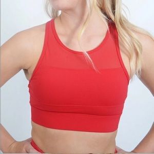 Red ZYIA All-Star Bra, size XL